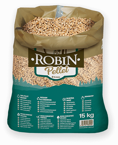 worek pelletu opałowego Robin do kupienia w Lublińcu lub sklepie internetowym